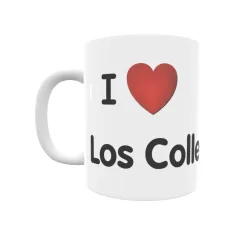 Taza - I ❤ Los Collereros Regalo original y funcional. Taza personalizada de tu localidad.