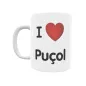 Taza - I ❤ Puçol