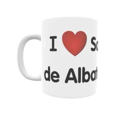 Taza - I ❤ San Isidro de Albatera Regalo original y funcional. Taza personalizada de tu localidad.