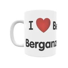 Taza - I ❤ Bergantzu-Berganzo Regalo original y funcional. Taza personalizada de tu localidad.