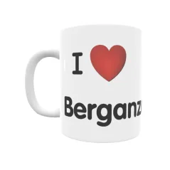 Taza - I ❤ Berganza Regalo original y funcional. Taza personalizada de tu localidad.