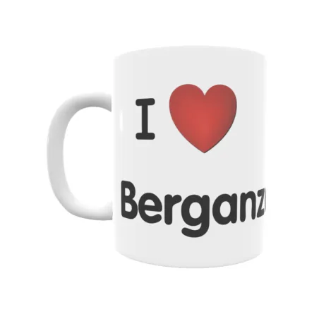 Taza - I ❤ Berganzo Regalo original y funcional. Taza personalizada de tu localidad.