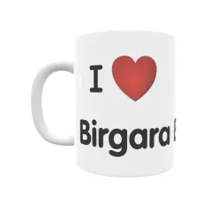 Taza - I ❤ Birgara Barren Regalo original y funcional. Taza personalizada de tu localidad.