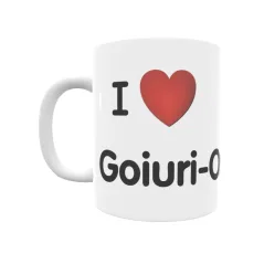 Taza - I ❤ Goiuri-Ondona Regalo original y funcional. Taza personalizada de tu localidad.