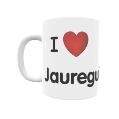 Taza - I ❤ Jauregui Regalo original y funcional. Taza personalizada de tu localidad.