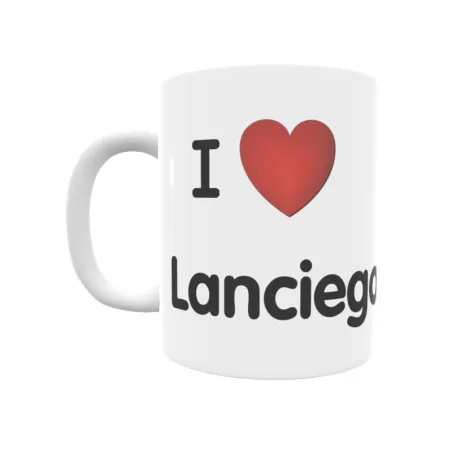 Taza - I ❤ Lanciego/Lantziego Regalo original y funcional. Taza personalizada de tu localidad.