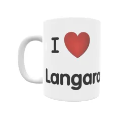 Taza - I ❤ Langara Ganboa Regalo original y funcional. Taza personalizada de tu localidad.