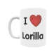 Taza - I ❤ Lorilla