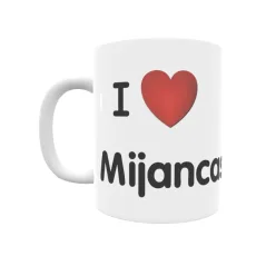 Taza - I ❤ Mijancas Regalo original y funcional. Taza personalizada de tu localidad.