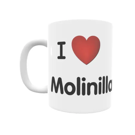 Taza - I ❤ Molinilla Regalo original y funcional. Taza personalizada de tu localidad.