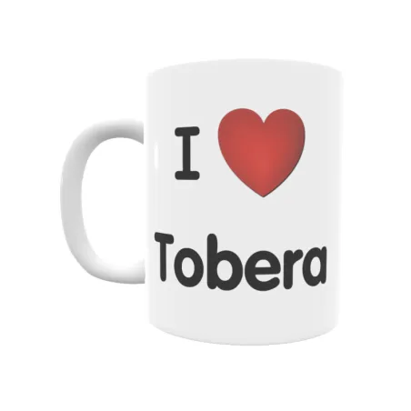 Taza - I ❤ Tobera Regalo original y funcional. Taza personalizada de tu localidad.