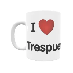 Taza - I ❤ Trespuentes Regalo original y funcional. Taza personalizada de tu localidad.