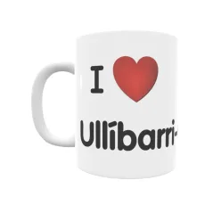 Taza - I ❤ Ullíbarri-Gamboa Regalo original y funcional. Taza personalizada de tu localidad.