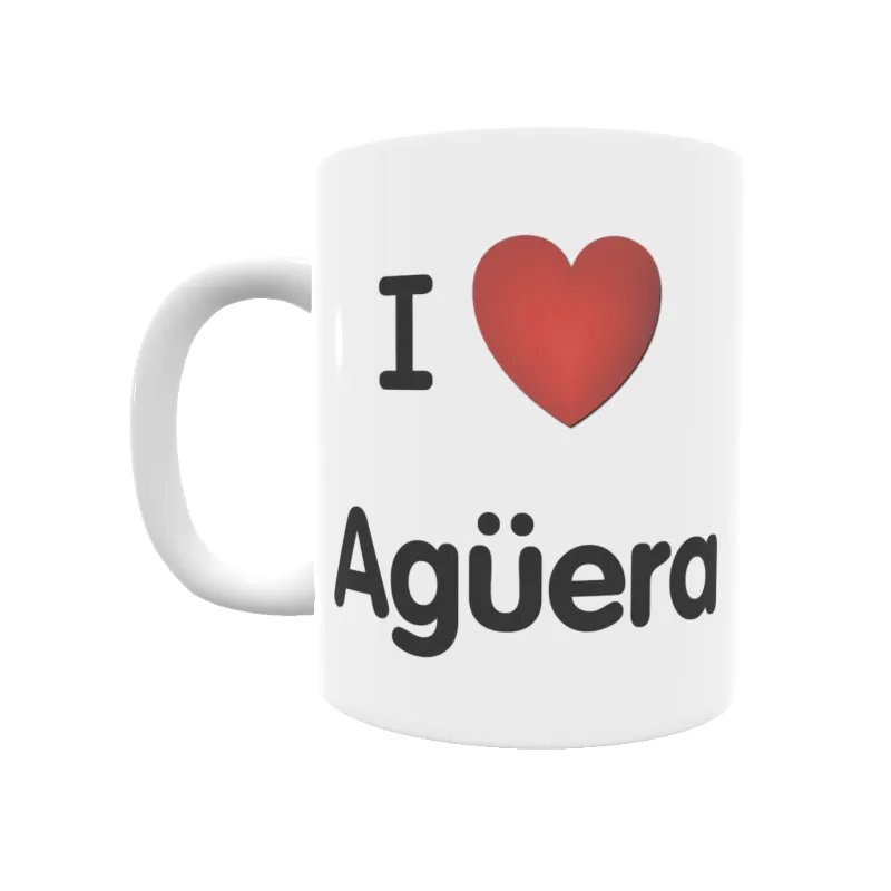 Taza - I ❤ Agüera