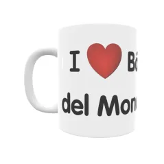 Taza - I ❤ Bárcena del Monasterio Regalo original y funcional. Taza personalizada de tu localidad.