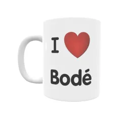 Taza - I ❤ Bodé Regalo original y funcional. Taza personalizada de tu localidad.