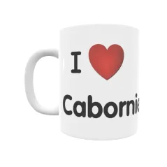 Taza - I ❤ Caborniella Regalo original y funcional. Taza personalizada de tu localidad.