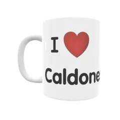 Taza - I ❤ Caldones Regalo original y funcional. Taza personalizada de tu localidad.