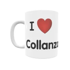 Taza - I ❤ Collanzo Regalo original y funcional. Taza personalizada de tu localidad.