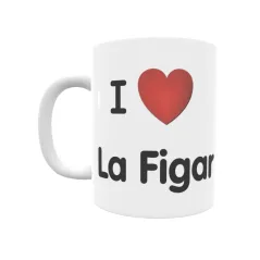 Taza - I ❤ La Figar Regalo original y funcional. Taza personalizada de tu localidad.