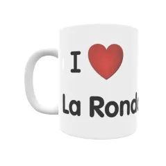 Taza - I ❤ La Ronda Regalo original y funcional. Taza personalizada de tu localidad.