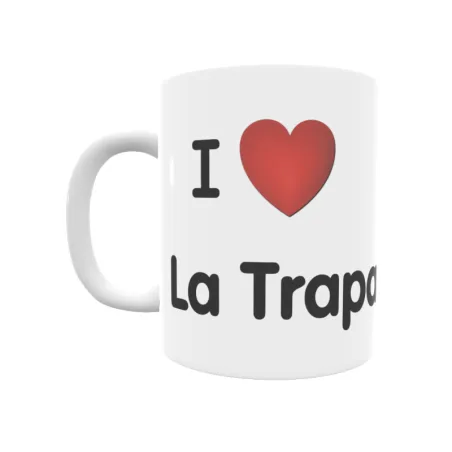 Taza - I ❤ La Trapa Regalo original y funcional. Taza personalizada de tu localidad.