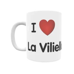 Taza - I ❤ La Viliella Regalo original y funcional. Taza personalizada de tu localidad.