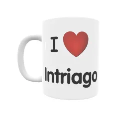 Taza - I ❤ Intriago Regalo original y funcional. Taza personalizada de tu localidad.