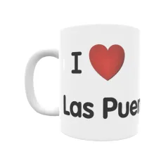 Taza - I ❤ Las Puentes Regalo original y funcional. Taza personalizada de tu localidad.