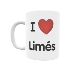 Taza - I ❤ Limés Regalo original y funcional. Taza personalizada de tu localidad.