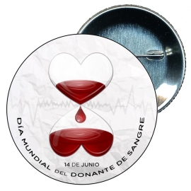 Chapa 58 mm - Día del donante de sangre