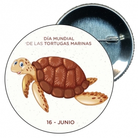Chapa 58 mm - Día de las Tortugas Marinas