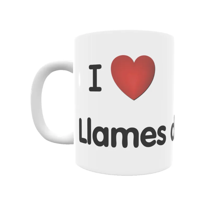 Taza - I ❤ Llames de Parres