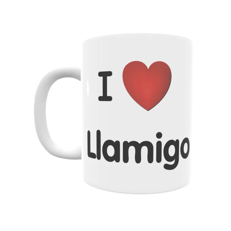 Taza - I ❤ Llamigo