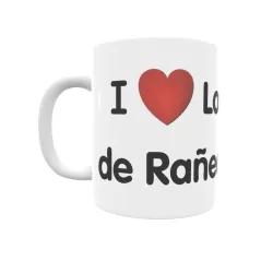 Taza - I ❤ Los Llanos de Rañeces Regalo original y funcional. Taza personalizada de tu localidad.