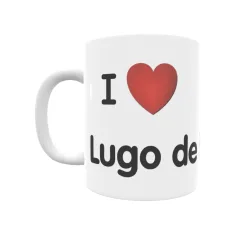 Taza - I ❤ Lugo de Llanera Regalo original y funcional. Taza personalizada de tu localidad.