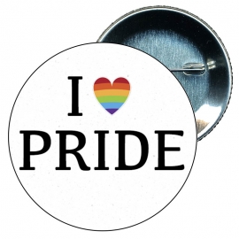 Chapa 58 mm - I love pride - Gay
