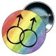 10 Chapas 58 mm - Bandera Gay - Gay Pride - Pareja Gay - LGBT