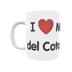 Taza - I ❤ Monasterio del Coto Regalo original y funcional. Taza personalizada de tu localidad.