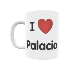 Taza - I ❤ Palacio Regalo original y funcional. Taza personalizada de tu localidad.