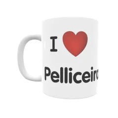 Taza - I ❤ Pelliceira Regalo original y funcional. Taza personalizada de tu localidad.