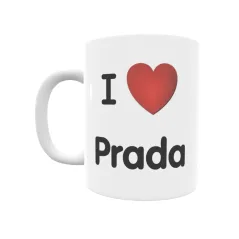 Taza - I ❤ Prada Regalo original y funcional. Taza personalizada de tu localidad.