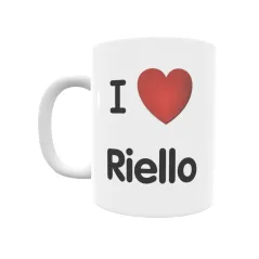 Taza - I ❤ Riello Regalo original y funcional. Taza personalizada de tu localidad.