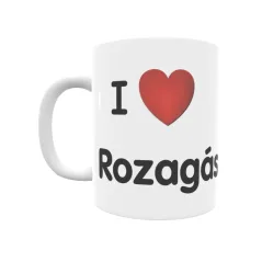 Taza - I ❤ Rozagás Regalo original y funcional. Taza personalizada de tu localidad.