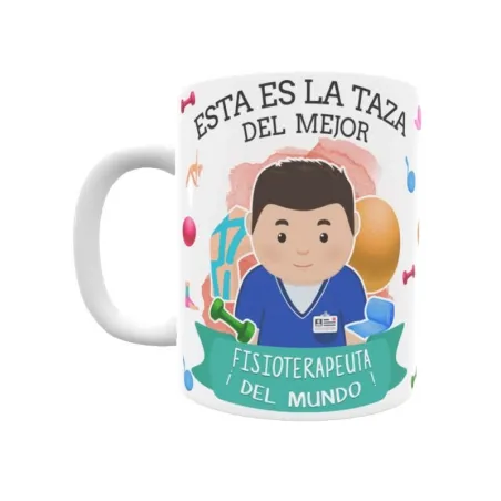 Taza personalizada con tu dedicatoria para EL mejor FISIOTERAPEUTA