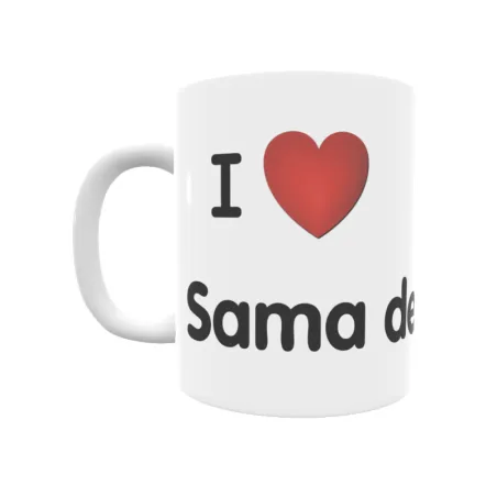 Taza - I ❤ Sama de Grado Regalo original y funcional. Taza personalizada de tu localidad.