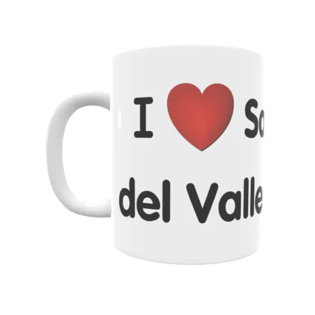 Taza - I ❤ San Martín del Valledor Regalo original y funcional. Taza personalizada de tu localidad.