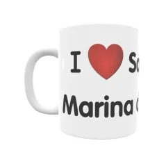 Taza - I ❤ Santa Marina de Cuclillos Regalo original y funcional. Taza personalizada de tu localidad.