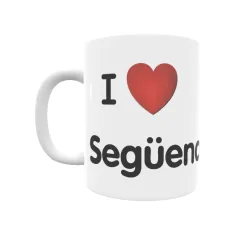 Taza - I ❤ Següencu Regalo original y funcional. Taza personalizada de tu localidad.