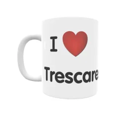 Taza - I ❤ Trescares Regalo original y funcional. Taza personalizada de tu localidad.